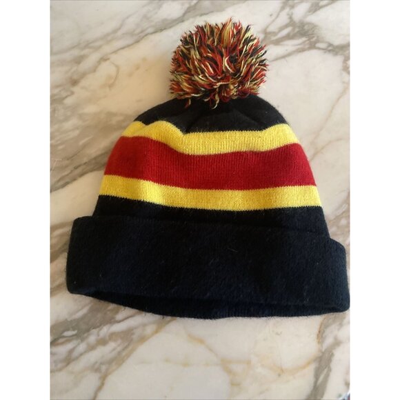 Chicago Blackhawks NHL 47 Brand Knit Beanie Hat With Pom One Size 100% Acrylic - Picture 4 of 6